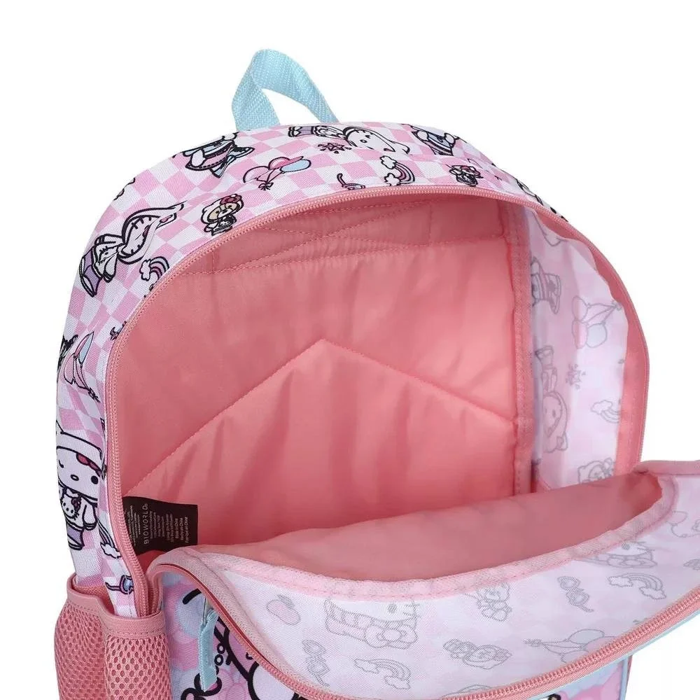 Hello Kitty Backpack Pink 16 Inch School Bag Kids